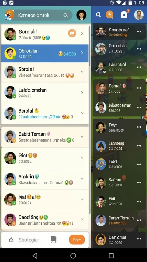 Gameplay yang menantang dengan berbagai level.
