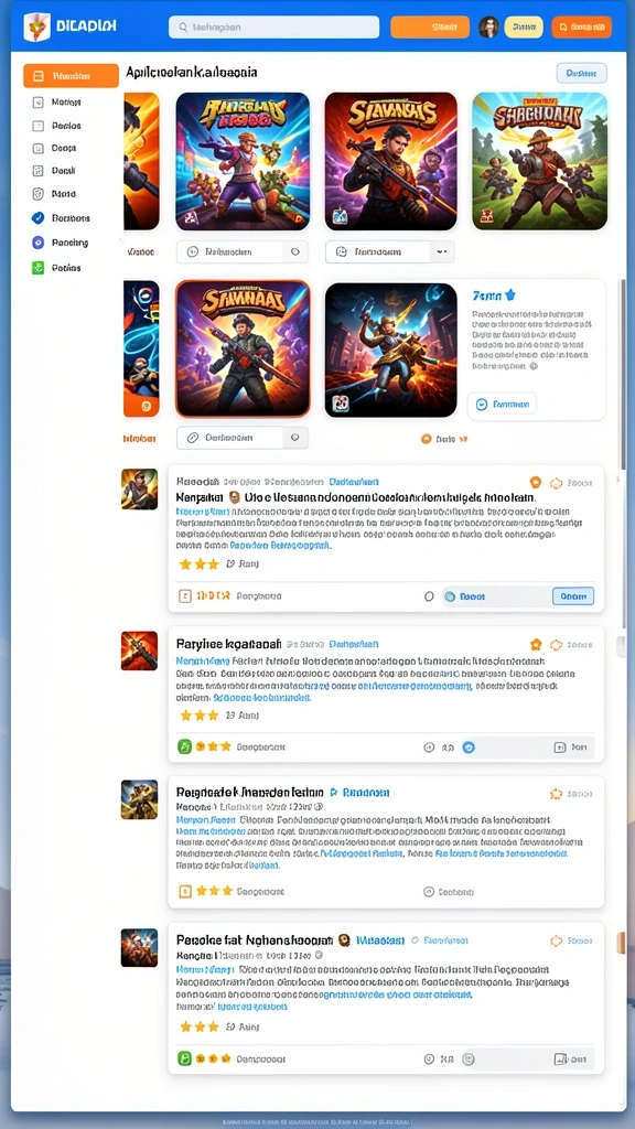 Tampilan home screen yang menarik dan mudah dinavigasi.