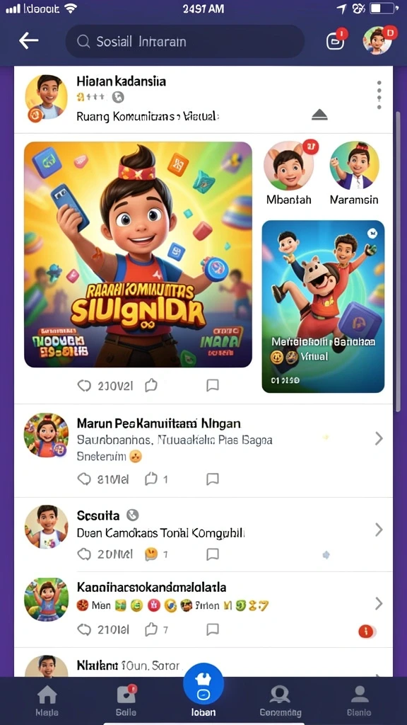 Tampilan antarmuka yang user-friendly dan mudah dipahami.