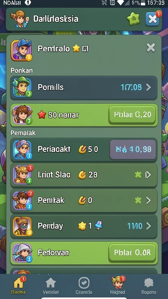 Level yang penuh tantangan dan kejutan menarik.