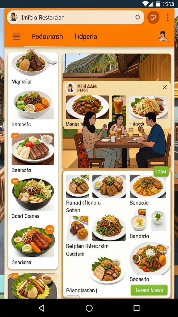Tampilan antarmuka yang menarik dan ramah pengguna.
