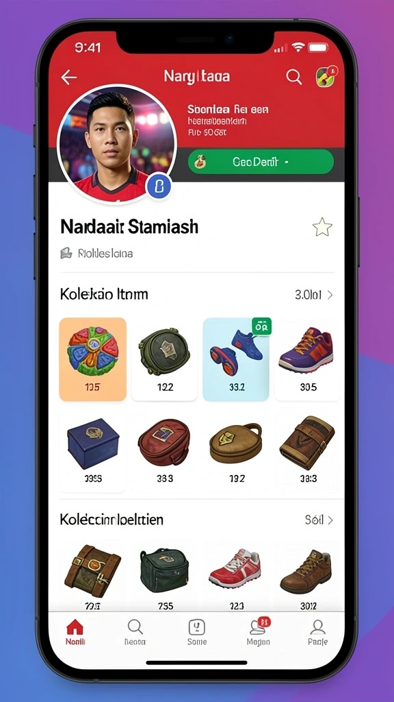 Leaderboard untuk kompetisi antar pemain.