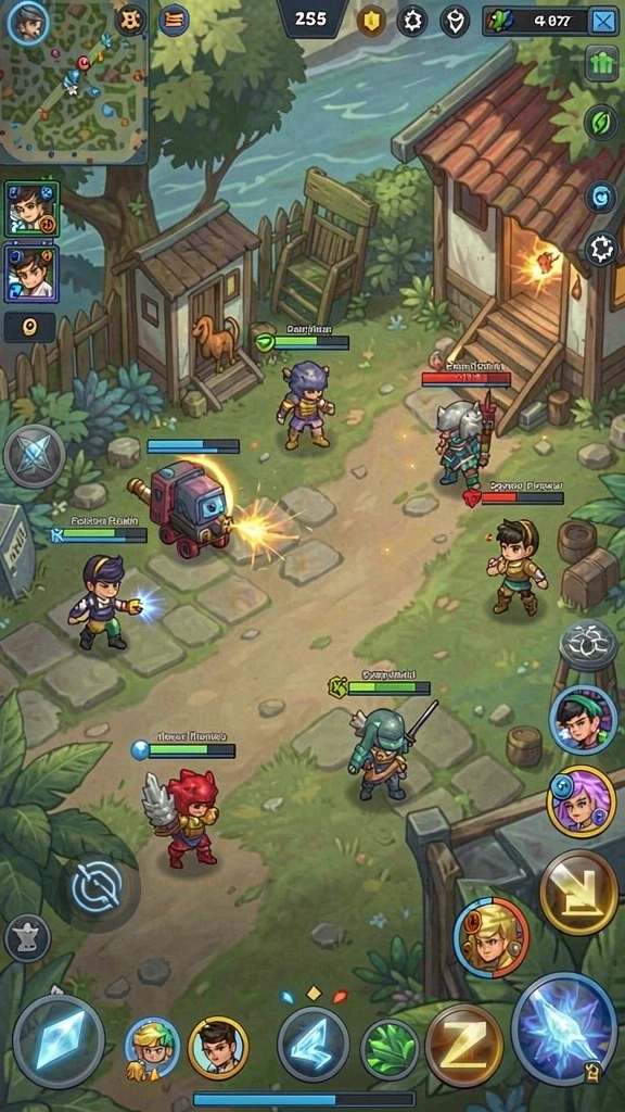 Gameplay pertarungan yang dinamis dan menggugah adrenalin.