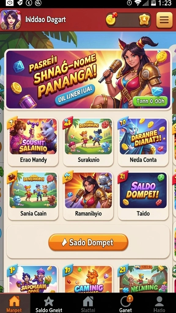 Tampilkan berbagai mode permainan yang seru.