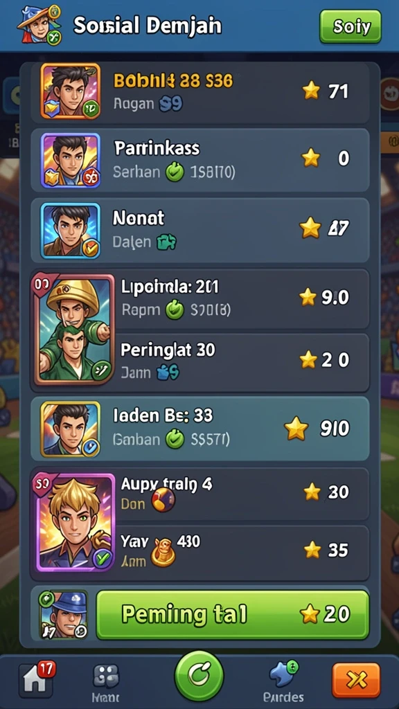 Fitur permainan multiplayer yang seru dan interaktif.