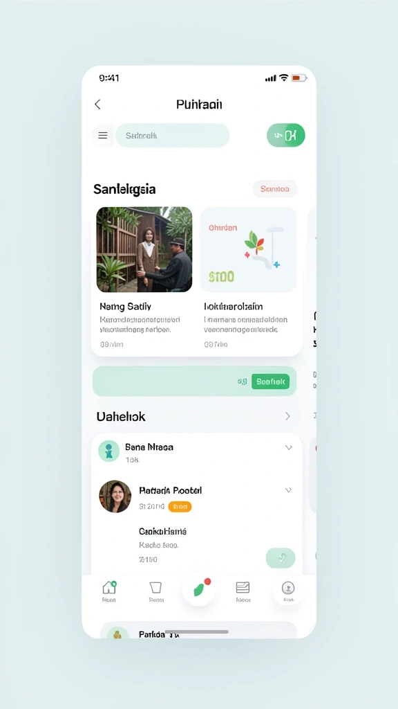 Tampilan menu utama FB333 yang menarik dan intuitif.