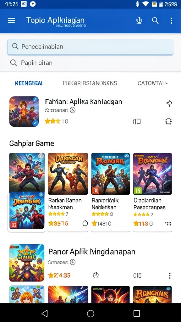 Tampilan leaderboard yang kompetitif dan mudah dipahami.
