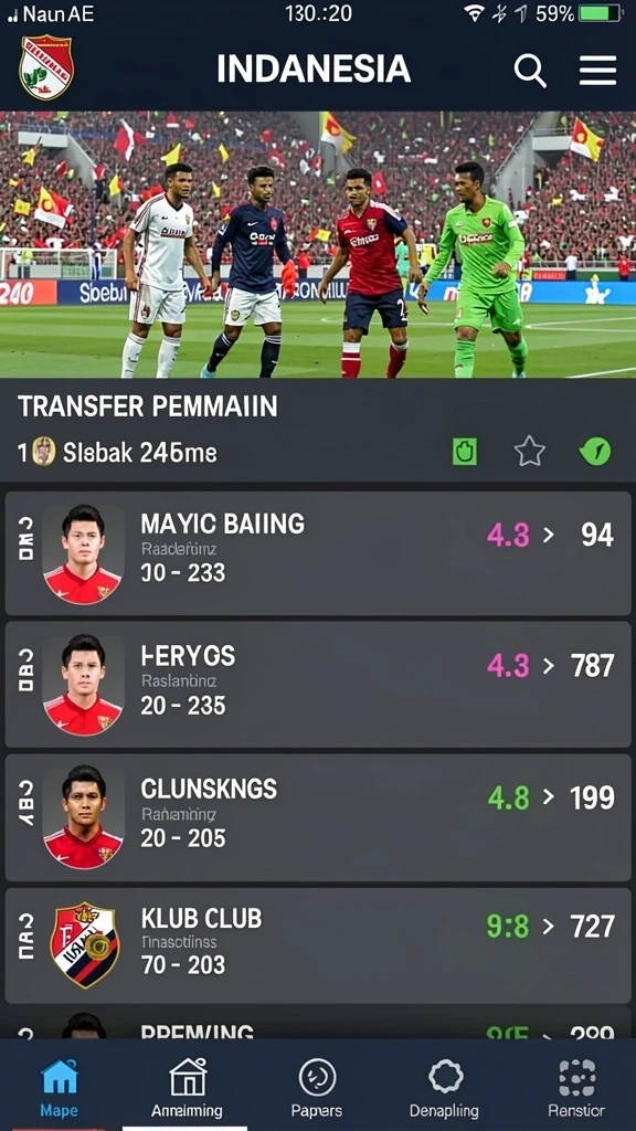 Tampilan layar utama GB777 yang menawan.