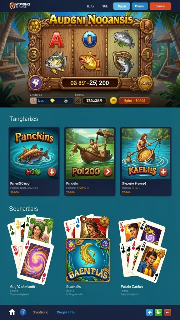 Tampilan permainan slot yang menarik dan interaktif.