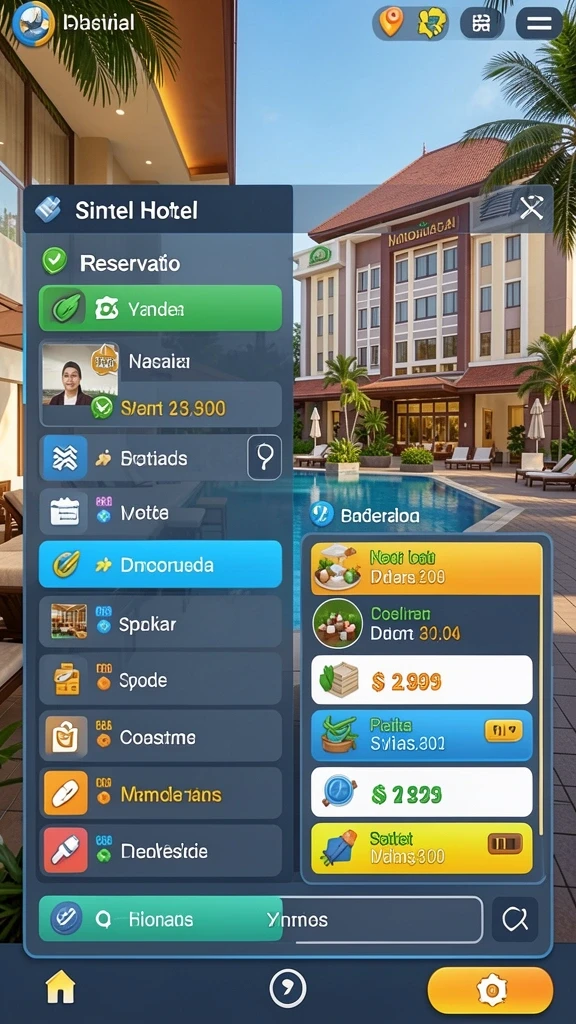Screenshot menunjukkan grafik yang memukau dalam game.
