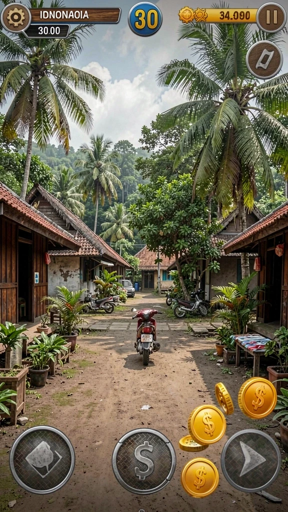 Grafis yang memukau dan penuh warna.