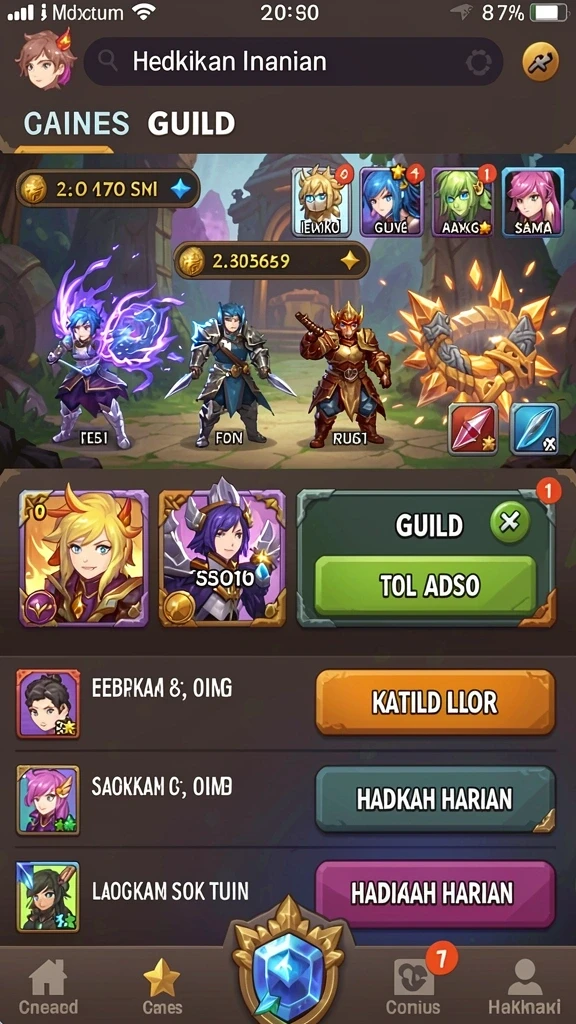 Pengalaman multiplayer yang mendebarkan.