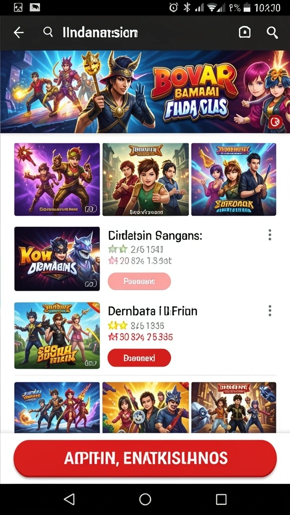 Antarmuka pengguna yang intuitif dan menarik.