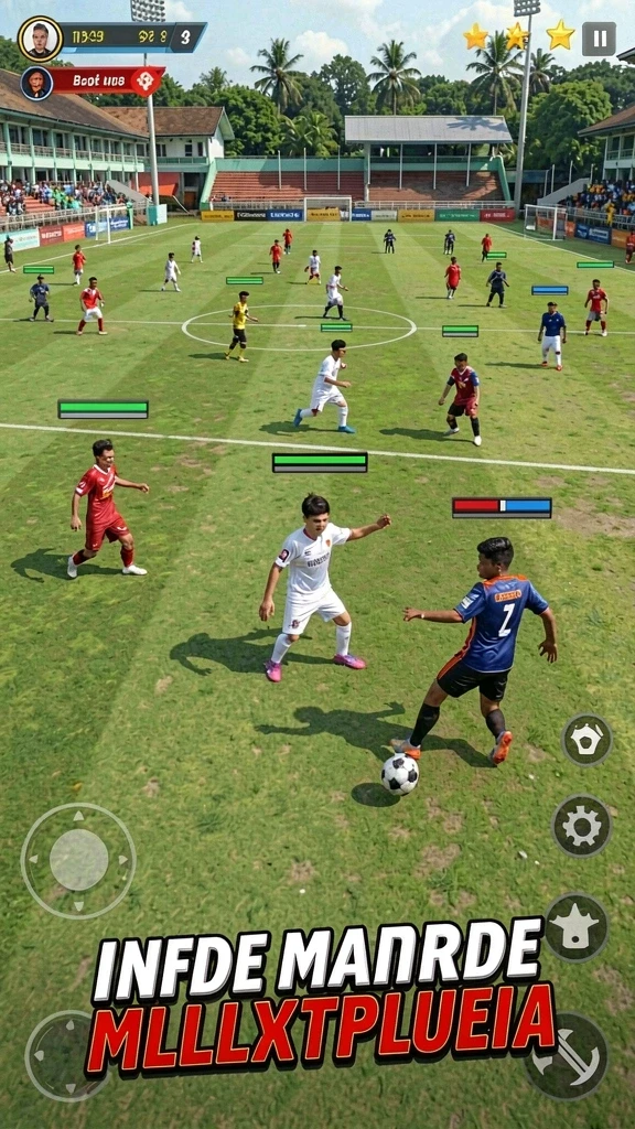 Screenshot menampilkan karakter utama dalam pertempuran.