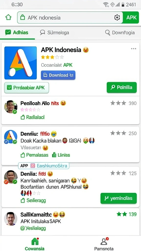 Beragam pilihan permainan yang menarik.