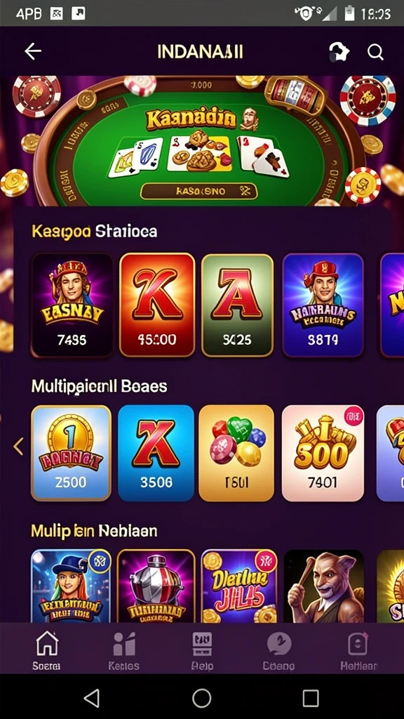 Tangkapan layar menunjukkan grafis menarik dalam permainan slot.
