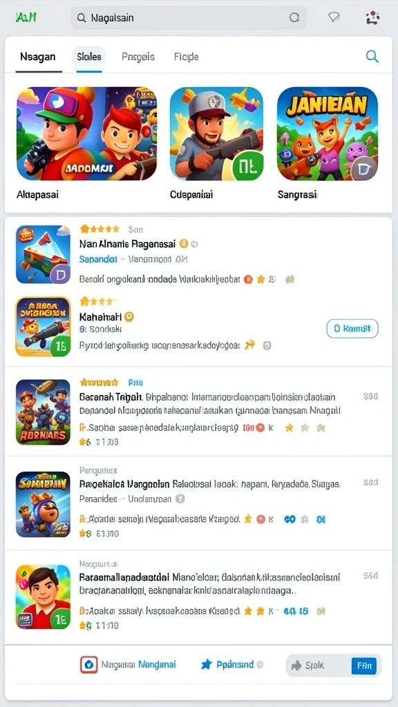 Tangkapan layar karakter yang sedang beraksi.