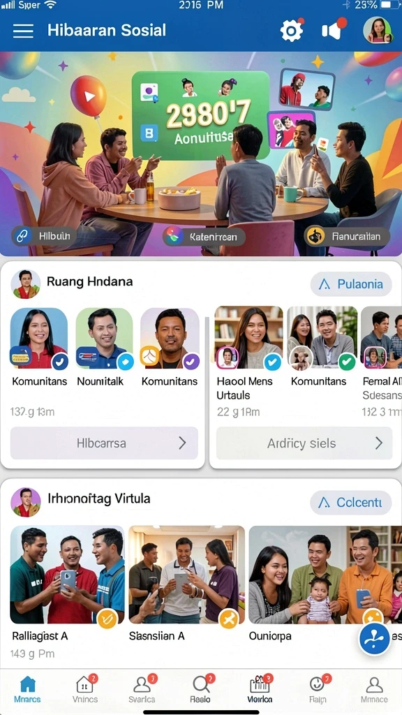 Tampilan awal permainan yang menarik dan intuitif.