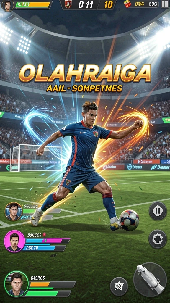 Tangkapan layar memperlihatkan antarmuka multiplayer yang interaktif.