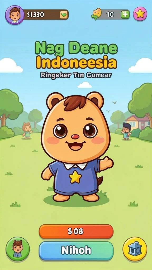 Tampilan antarmuka utama yang menarik.
