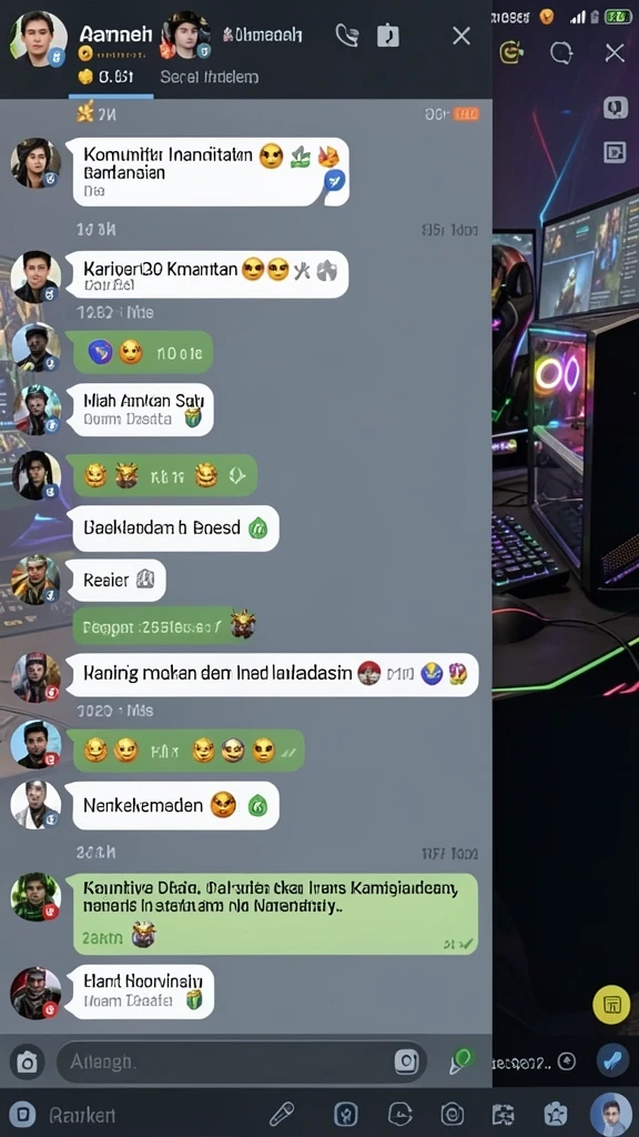 Tampilan utama SUPER5 dengan karakter dan lingkungan yang indah.
