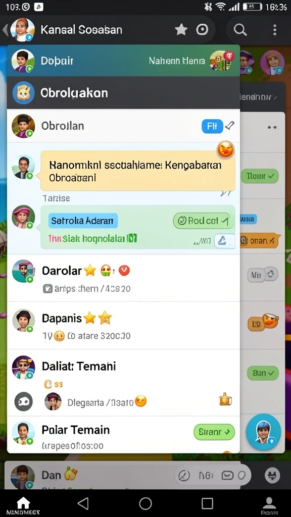Tampilan antarmuka utama SVIP1 yang menarik.