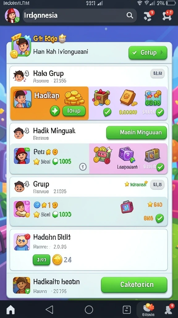 Tangkapan layar menunjukkan grafik yang menawan dalam game.