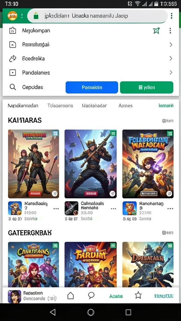 Fitur turnamen yang kompetitif.