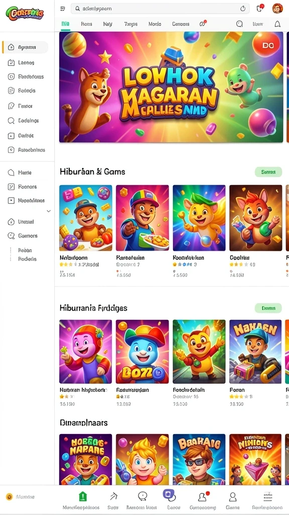 Fitur sosial yang memungkinkan interaksi dengan pemain lain.